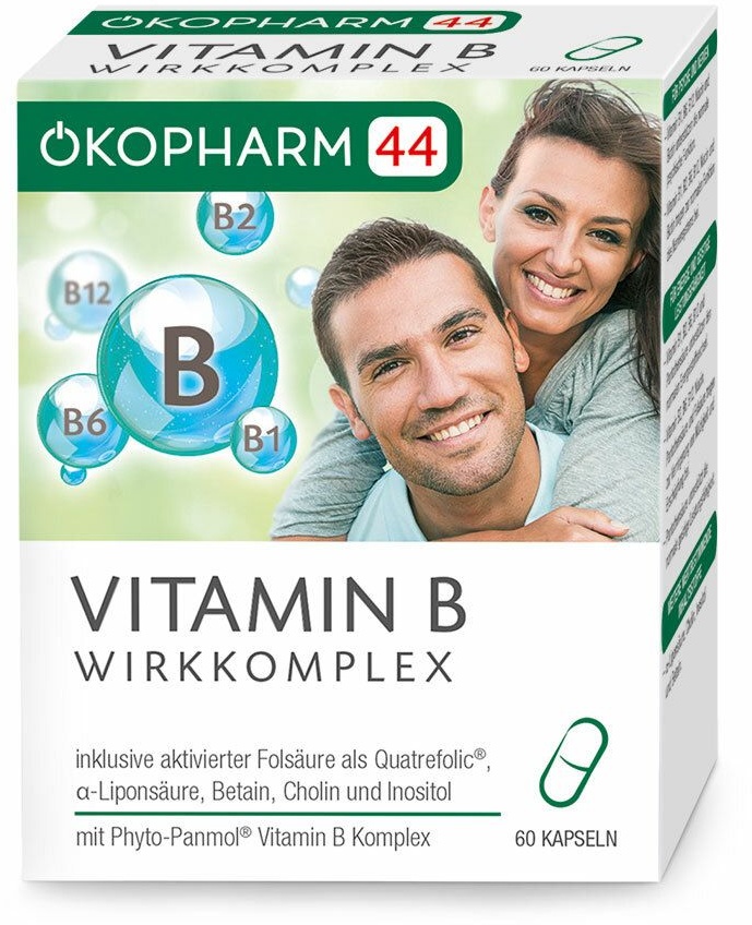 ÖkOPHARM44® Vitamin B Wirkkomplex Kapseln 60 St 60 St Kapseln