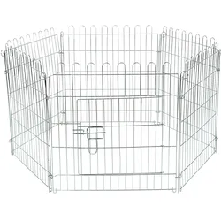Kerbl Freilaufgehege 6-eckig Gehege für Kleintiere, 56,5x56,5 cm