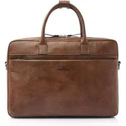Castelijn & Beerens Ilse Handtasche RFID Schutz Leder 41 cm Laptopfach  braun