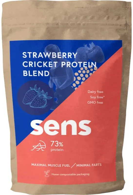 SENS Cricket Protein Blend Protein Geschmack Strawberry 455 g