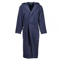 CAWÖ Home Bademäntel Herren Kapuze Uni 829 blau XL