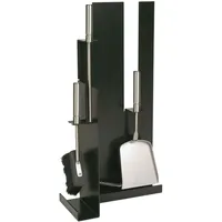 Lienbacher Kamingarnitur Edelstahl 35 x 61 x 16 cm
