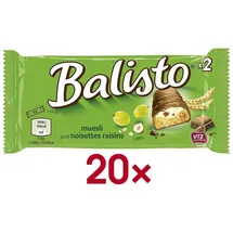Balisto Muesli-Mix Schokoriegel 20 Riegel, 20 St.