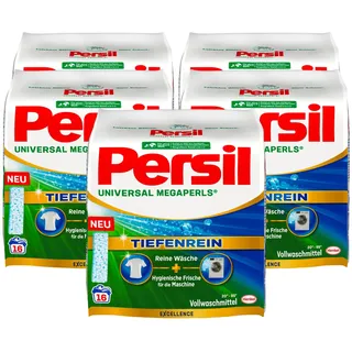 Persil Vollwaschmittel Megaperls 16 WL, 5er Pack