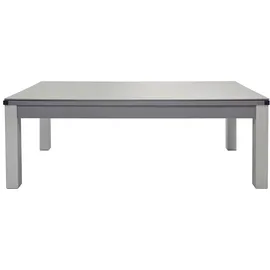vente-unique Multifunktionstisch Billard & Tischtennis - 213 x 112 x 81,5 cm - Grau - BALTHAZAR