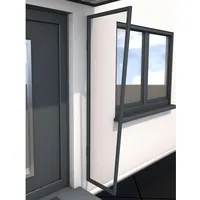 Gutta Seitenblende B1 60 x 200 cm grau