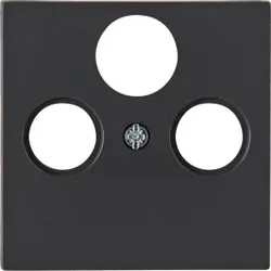 Kopp 373615180 ATHENIS - Antennen-Abdeckung TV/RF/SAT, Farbe: anthrazit