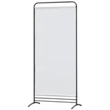 Angel Living Paravent Klappbar Raumteiler Freistehend Sichtschutzwand, Paravent 1 Teilig, 81(B)x 50(T)x 180(H)cm weiß
