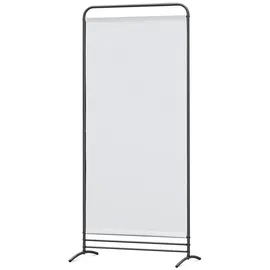 Angel Living Paravent Klappbar Raumteiler Freistehend Sichtschutzwand, Paravent 1 Teilig, 81(B)x 50(T)x 180(H)cm weiß