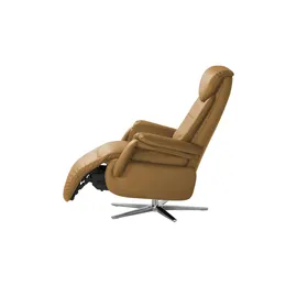 Polstermöbel Oelsa TV-Sessel Mambo Leder 82 x 112 x 88 cm Gelb elektrisch