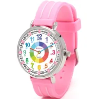 Lernuhr für Kinder, Jungen und Mädchen, Analog Kinderuhr, erste Kinderarmband...