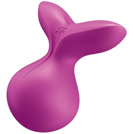 Satisfyer Viva La Vulva 3', 8,5 cm, Auflegevibrator, breitflächige Stimulation, Farbe:lila