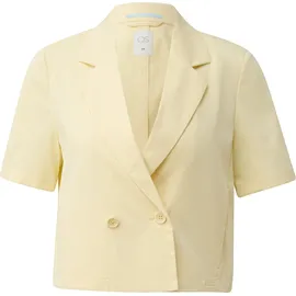 QS Cropped Blazer Gelb 34