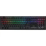 Ducky One 2 RGB PBT schwarz, LEDs RGB, MX RGB BLACK, USB, DE (DKON1808ST-ADEPDAZT1)