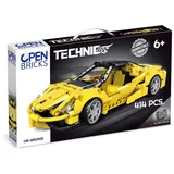 OPEN BRICKS - Sports Car Yellow
