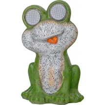 NÄVE Dekoleuchte Kunststoff H: 19cm inkl. animierte LED Augen grün
