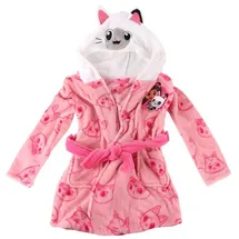 Cerdá LIFE'S LITTLE MOMENTS Dollhouse Bademantel, weich, Kapuze und Gürtel, warm und bequem, Fleece, Unisex, Kinder, Gabby ́S Dollhouse, 3 Jahre - 3 Jahre