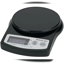 Maul Briefwaage alpha, Tragkraft 2000 g schwarz
