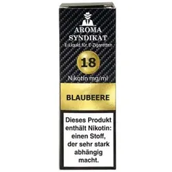 Blaubeere 10ml 18mg NicSalt Liquid by Aroma Syndikat