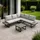 Greemotion Pisa Set 4-tlg. Grau/Schwarz