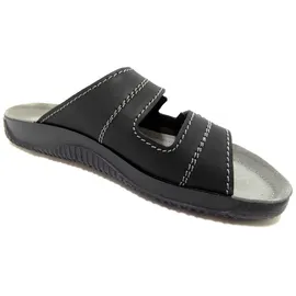 ROHDE Soltau-H Pantoletten Hausschuhe Sandale 1987 Schwarz,