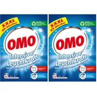 Omo Waschpulver XXXL Vollwaschmittel für intensive Leuchtkraft und hygienische Frische 85 WL (Packung mit 2)