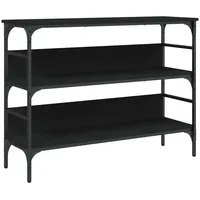 VidaXL Konsolentisch Schwarz 100x32x75 cm Holzwerkstoff