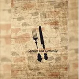 Adina Speisekartemappe Menükarte A4 Besteck