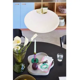 Hübsch Serene 1-flg. Ø 40 cm oval weiß