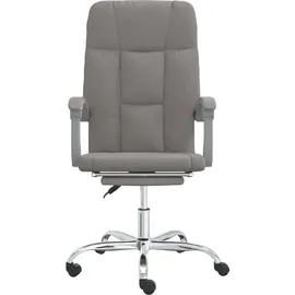 vidaXL Bürostuhl mit Liegefunktion Taupe