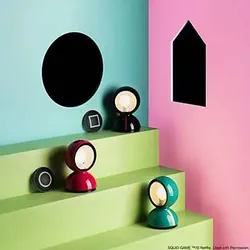 Artemide Eclisse Netflix x Squid Game Edition, schwarz - Frontmann - mit Maske