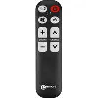 Geemarc TV-5 Universal Fernbedienung Schwarz