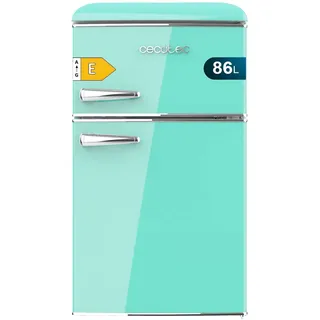 Cecotec Bolero CoolMarket 2D Origin 86 Retro-Kühlschrank (86 l, 893 mm hoch, Grün)