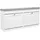 hjh living Estha 11 52,0 x 104,0 x 24,0 cm Sitzbank grau/weiß