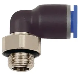 Riegler L-Steckverschraubung »Blaue Serie «, drehbar, G 3/8 außen, Ø6 mm