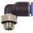 Riegler L-Steckverschraubung »Blaue Serie «, drehbar, G 3/8 außen, Ø6 mm
