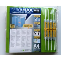 Plus Japan, Zero Max Platzsparordner in Grün, 10er Pack