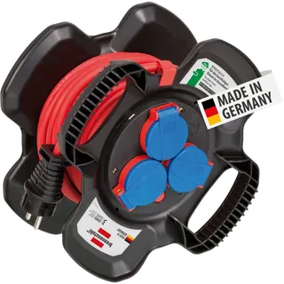 Brennenstuhl Gummi-Kabelhaspel X-Gum IP44 10m AT-N05V3V3-F 3G1,5