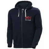 HELLY HANSEN HH LOGO FULL ZIP HOODIE Herren Blau S