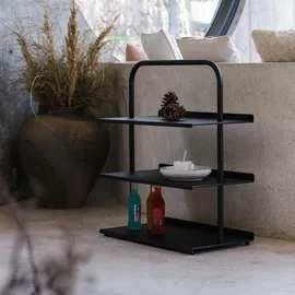 [en.casa] Poytya Schuhregal 73 x 60 x 32 cm schwarz