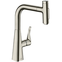 Hansgrohe Metris Select M71 2jet edelstahl Finish 73822800