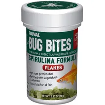 Fluval Bug Bites Fischfutter Flocken Spirulina, für alle Fische, 100ml