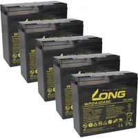 KungLong Akkusatz 5x Kung Long 12V (60V) 24Ah für