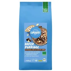 Davert Hafer-Porridge Schoko & Kakaonibs bio