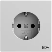 Gira Schuko-Steckdose 1-fach Grau 1 St.