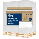 Tork Papierhandtücher H3 Advanced, 25 x 23 cm, 2-lagig 290163 , 1 Palette = 28 Kartons à 15 Bündel