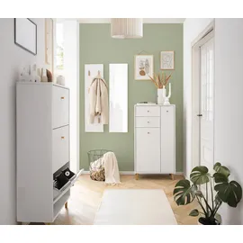 Schildmeyer Highboard 60,2 x 103,4 x 33,05 cm Weiß