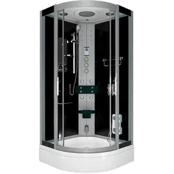 Duschkabine Dusche D46-63T0 Komplettdusche Fertigdusche 100x100 cm
