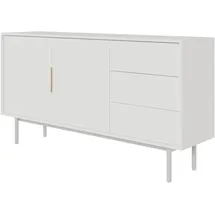 Selsey Sideboard 2-türig mit 3 Schubladen, weiß, 154 cm -