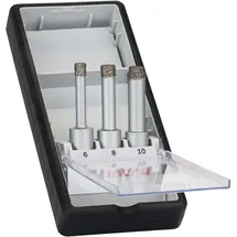 Bosch Diamanttrockenbohrer-Set 6/8/10 mm 3-tlg.